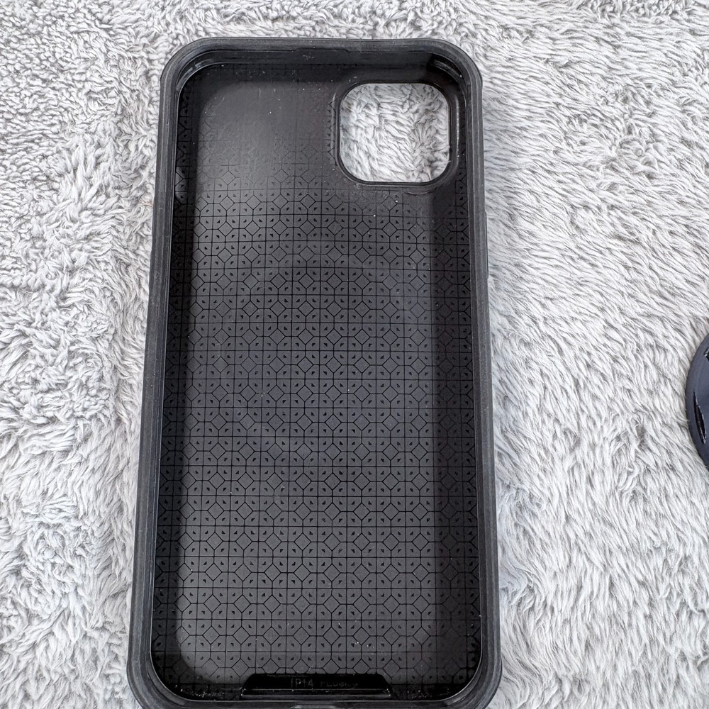 NIB - Floral iPhone 14 Plus Case w/ Matching Grip Stand – Dark Blue - Picture 4 of 7
